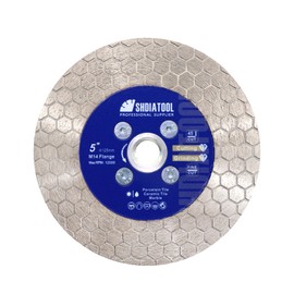 SHDIATOOL Diamond Cutting and Grinding Disc for Angle Grinder with 125 mm Diameter Granite Marble Tile Natural Stones M14 Flange