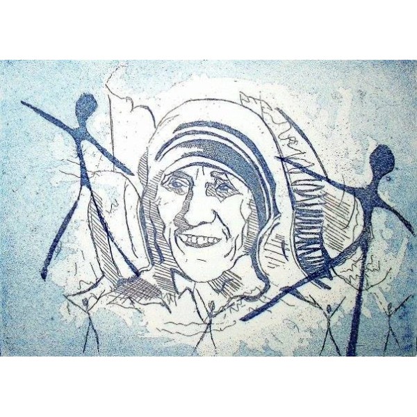 Blessed - Mother Teresa - Calcutta - Donnangelo - Litho