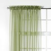 Stylemaster Elegance Sheer Voile Panel, 60" x 84", Sage