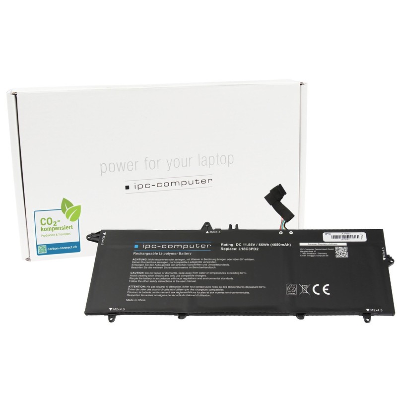 IPC-Computer Akku kompatibel zu Lenovo - SB10T83198 mit 55Wh