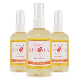 Hair Shots Heat Activated Hair Fragrance Cupcake Three Pack 3 Items: Cupcake