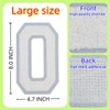 1 Pcs 8.0" White Chenille Number Patches, Iron On or