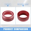 X AUTOHAUX AC Control Switch Knob Cover Ring Trim for