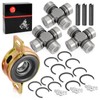 Front Rear Propeller Shaft Bearing Carrier & u-joint For Polaris