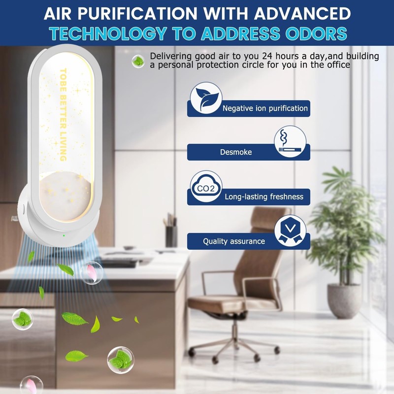 4 Pack Air Purifier Plug In for Home Night light