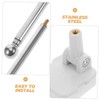KONTONTY Magnetic Car Flag Pole Stainless Steel Base Universal Mount
