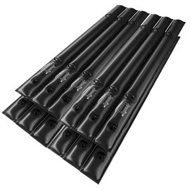 Juecity Pool Cover Water Bags, 12 Pack 10FT Water Tube for Swimming Pool, Water Weights for Pool Cover, Black Pool Water Tubes with Handle, 28 Gauge（0.42mm）