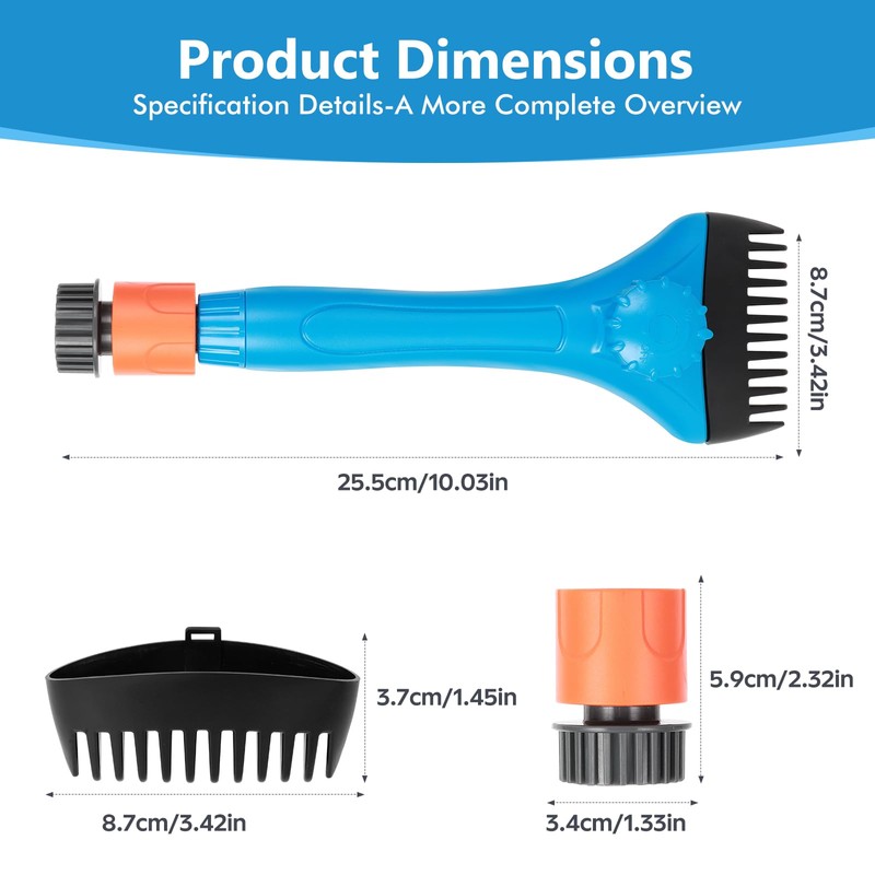 Pool Filter Cleaner Tool - High Pressure Water Sprayer for