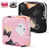 Likesing Tampon Storage, pink and black