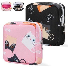 Likesing Tampon Storage, pink and black