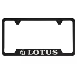 MVP Black License Plate Frame for Lotus