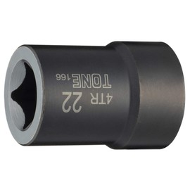 Tone 4TR-22 Tornado Socket, 1/2 inch (12.7 mm) Insertion Angle 0.9 inch (22 mm) Width of Both Sides