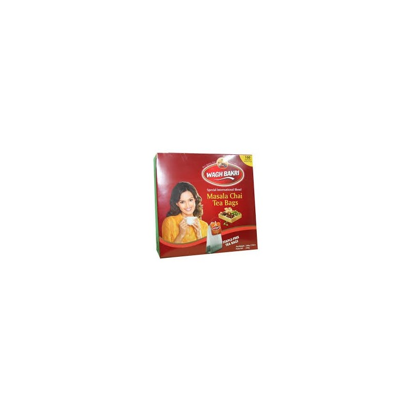 Wagh Bakri Masala Tea Bags 100 Ct (Pack of 3)