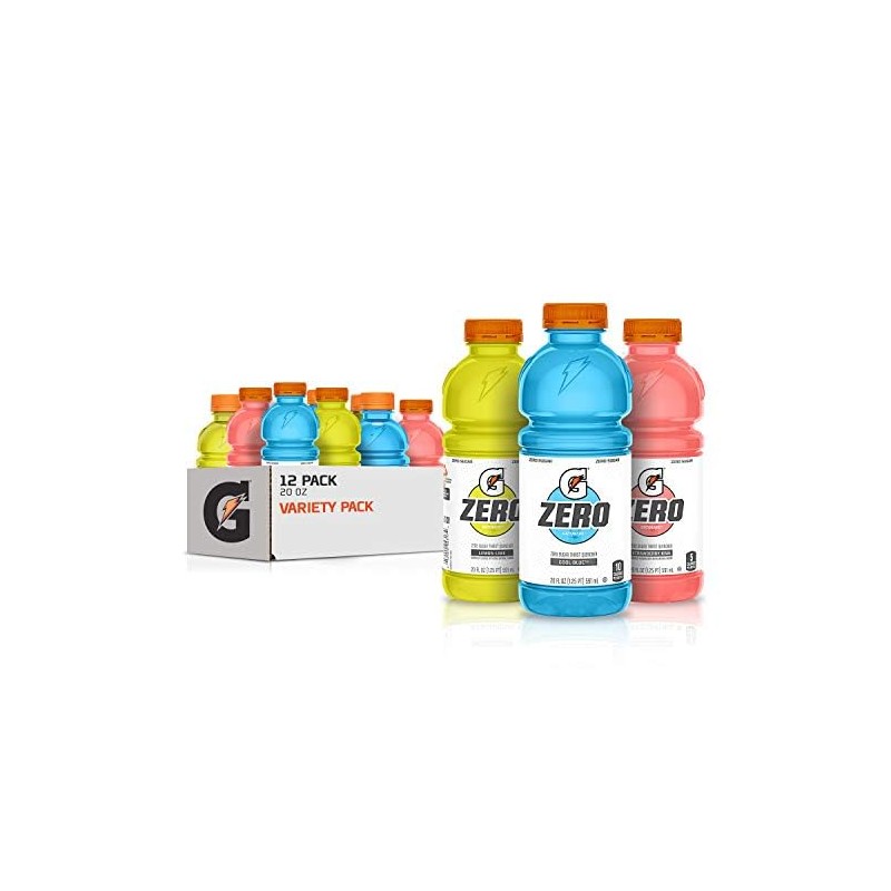 Gatorade Variety Pack Thirst Quencher, 20 Fl Oz Bottles, 12