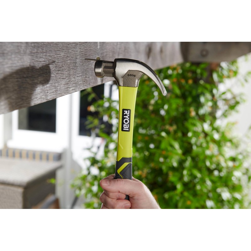 Ryobi RHHCC560 560gr Fibreglass Curved Claw Hammer