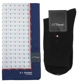 Dupont (신세계본점)26  S/S      손수건  양말 2매세트   SE6SMA381008SNY301BK (Shinsegae Main Store) 26 S/S Handkerchief Sock 2-Piece Set SE6SMA381008SNY301BK