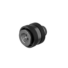 PrimoChill Male to Female G 1/4 SX Mini Pull Drain Valve for Watercooling Computers - Satin Black