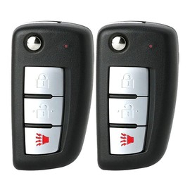 2X New Replacement Key Fob Remote Compatible with & Fit for 2014-2020 Nissan Rogue - MPN CWTWB1G767-01