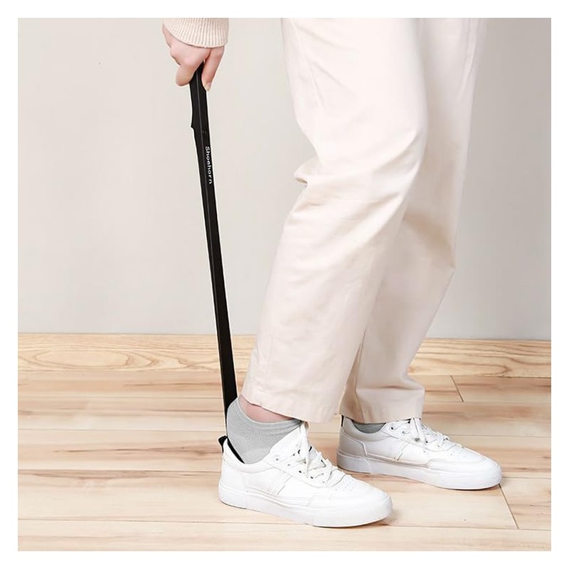 Goib Elegant 25-Inch Wall-Mounted Shoehorn – Sleek Long with Hidden