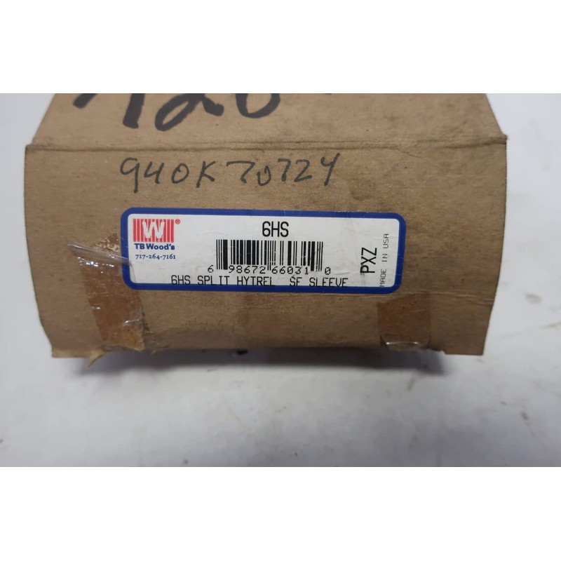 Sleeve Coupling Insert, 6HS, Hytrel