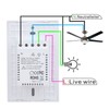 Smart WiFi Air Fan Lamp Touch Switch Voice Control Compatible