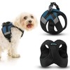 Gooby Soft Mesh X Step in Dog Harness - Blue,