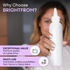 BRIGHTFROM Twist Top Applicator Bottles, Squeeze 6 OZ Empty Plastic