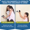 Door Lever Lock (3 Pack) Prevents Toddlers from Opening Doors.