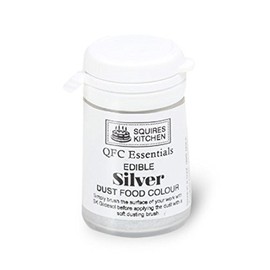 Squires Kitchen QFC SILVER Edible Food Sugar Craft Decorating Decoration Dust 5G