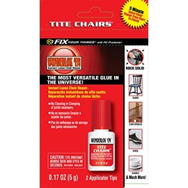 Wonderlokking Tite Chairs, Adhesive for Chair Joint and Furniture Repair by PC-Products, 5 gram 208120