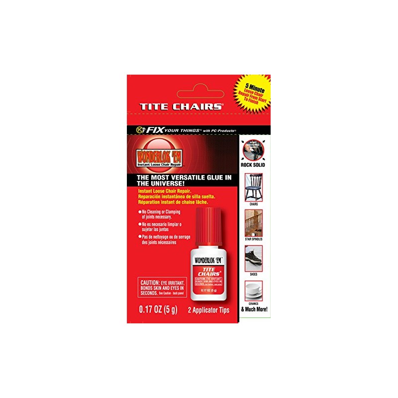 Wonderlokking Tite Chairs, Adhesive for Chair Joint and Furniture Repair