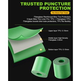 Julai Bike Tyre Liners Pro, Bicycle Inner Tube Protector, Fits 24" 26" 29"
