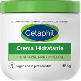 CETAPHIL Crema Hidratante 1 pz 453 g Restablece la Barrera Natural de la Piel en 1 Semana Recomendada por Dermatólogos para Piel Sensible