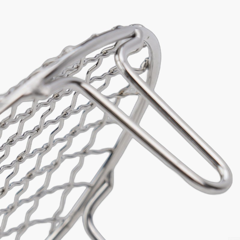 Round Cooling Rack, Portable Stainless Steel Cooking Grate BBQ Grill