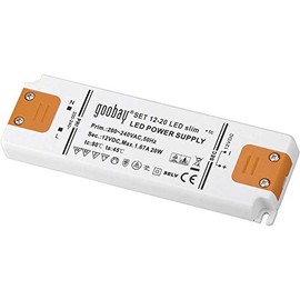 Goobay 30002 LED Transformer, 12 V (DC)/20 W