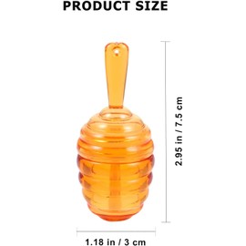 Tubos de Brillo Labial en Forma de Panal, 20 Piezas, Plástico Rellenables Tapón Anti Fugas, para DIY y Viaje, Envase Creativo Tipo Colmena