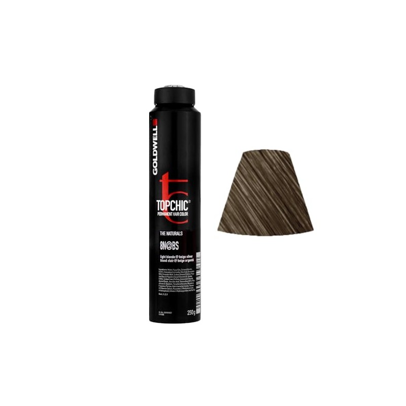 GOLDWELL Topchic 8N@BS Light Blonde Beige Silver Can 250 ml