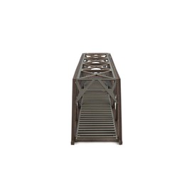 War World Scenics Single Track Grey Railroad Girder Bridge 400mm – OO/HO Model Railway Diorama