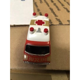 AURORA Original AFX HO SLOT CAR Red & Gold RESCUE VAN BODY-NOS factory Tissue MT