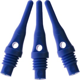 Viper Dart Accessory: Tufflex S.S. (Super Short) 2BA Thread Soft Tip Dart Points, Blue, 100 Pack