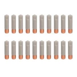 TimelyDu Mig Welder Tips 20-Pack Welding Tips with Non-Stick Coating; .035” Ø0.9mm ceramic welding tips for Mig Welding Gun Welding Torch MIG Gun Replacement,Welding Accessories, Copper (0.035")