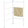 HOMION Caravan indoor/outdoor two panel folding washing clothes airer laundry