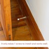 Newwiee 100 Pack Spring Door Stopper Bulk with Rubber Bumper
