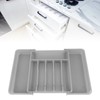 Expandable Utensil Organizer Convenient Storage Space Saving Cutlery Tray Holder