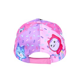Gabby's Doll House Baseball Cap for Girls, Hat Glitter Design, Gabby Baseball Cap, Kids Summer Hat, Gift for Girls, pink, 53