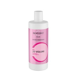 Biopoint Color - Crema Ossidante 6% 20 Volumi per Capelli, Migliora la Performance del Processo di Colorazione, Dona la Massima Aderenza del Colore sul Capello, 360 ml