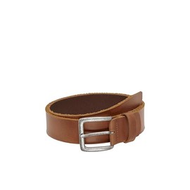 ONLY & SONS Men's Onscarter Medium Leather Belt Noos Leather Belt, Cognac