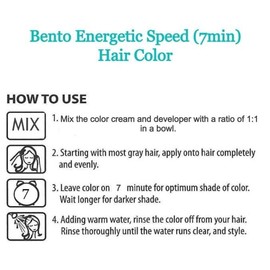 Color-Dark Brown 3.0 Biomed Professional Italia Bento Energetic Speed (7min) Hair Color Cream(500g) + Developer(500g) (10x Bigger) (Ammonia & PPD Free/Covers Grey Hair)