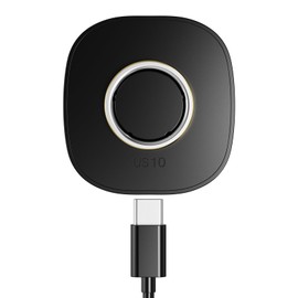 BOVIPO Compatible with Oura Ring Gen4 Charger Fast Charging Dock with USB-C Cable for Smart Ring (Black, Size 10)