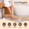 Tinideya Waffle Bathroom Rugs and Mats Sets 2 Pcs Waffle